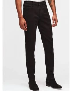 7 For All Mankind Men Slimmy Tapered Luxe Performance Plus Black
