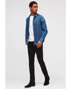 7 For All Mankind Men Slimmy Tapered Luxe Performance Plus Black -Boss Shop 7 for all mankind men slimmy tapered luxe performance plus black p44562 282152 zoom