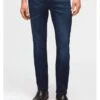 7 For All Mankind Mens Slimmy Luxe Performance Jeans Mid Dark Blue -Boss Shop 7 for all mankind mens slimmy luxe performance jeans mid dark blue p44564 282188 zoom