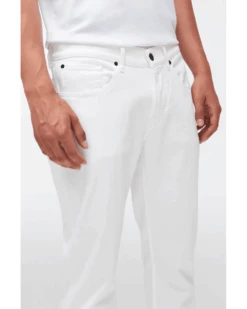 7 For All Mankind Mens Slimmy Tapered Luxe Performance Jeans White -Boss Shop 7 for all mankind mens slimmy tapered luxe performance jeans white p42849 268634 image