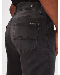 7 For All Mankind Mens Slimmy Tapered Luxe Performance Plus Jeans Washed Black Grey -Boss Shop 7 for all mankind mens slimmy tapered luxe performance plus jeans washed black grey p44563 282170 zoom