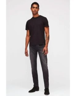 7 For All Mankind Mens Slimmy Tapered Luxe Performance Plus Jeans Washed Black Grey -Boss Shop 7 for all mankind mens slimmy tapered luxe performance plus jeans washed black grey p44563 282176 zoom
