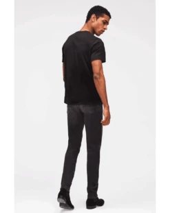 7 For All Mankind Mens Slimmy Tapered Luxe Performance Plus Jeans Washed Black -Boss Shop 7 for all mankind mens slimmy tapered luxe performance plus jeans washed black p43625 272183 image