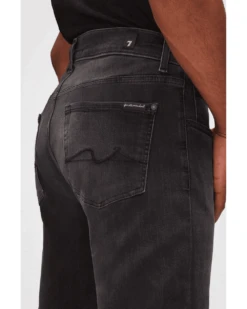 7 For All Mankind Mens Slimmy Tapered Luxe Performance Plus Jeans Washed Black -Boss Shop 7 for all mankind mens slimmy tapered luxe performance plus jeans washed black p43625 272189 image