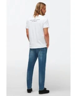 7 For All Mankind Mens Slimmy Tapered Stretch Tek Intuitive Jeans, Mid Blue Denim -Boss Shop 7 for all mankind mens slimmy tapered stretch tek intuitive jeans mid blue denim p41838 244539 image