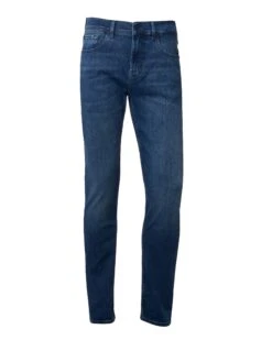 7 For All Mankind Mens Slimmy Tapered Stretch Tek Too Late Jeans, Mid Blue Denim 10 7 For All Mankind Mens Slimmy Tapered Stretch Tek Too Late Jeans, Mid Blue Denim -Boss Shop 7 for all mankind mens slimmy tapered stretch tek too late jeans mid blue denim p40634 229731 zoom
