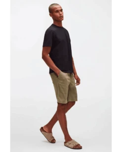 7 For All Mankind Mens Slimmy Weightless Green Chino Shorts -Boss Shop 7 for all mankind mens slimmy weightless green chino shorts p40645 233514 image