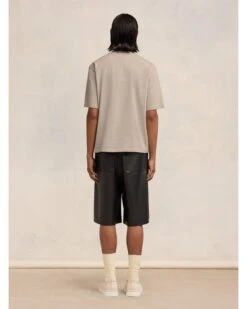 Ami Mens Oversized Heart Logo T-Shirt Heather Light Beige -Boss Shop ami mens oversized heart logo t shirt heather light beige p44734 284546 zoom