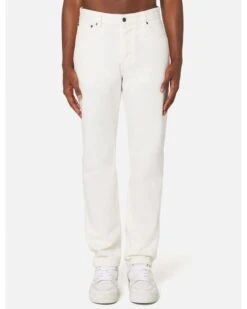 Ami Mens Straight Fit Jeans, White Denim -Boss Shop ami mens straight fit jeans white denim p40461 240848 zoom