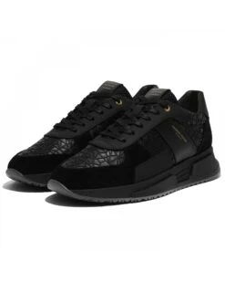 Android Homme Mens El Matador Rubber Mosaic Trainers, Black Sneakers