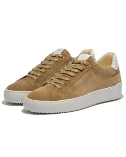 Android Homme Mens Zuma Suede Trainers Stone