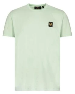 Belstaff Mens Chest Patch T-Shirt New Leaf Green
