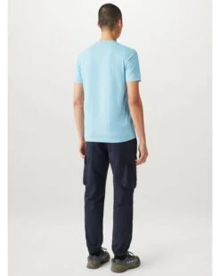 Belstaff Mens Chest Patch T-Shirt Skyline Blue -Boss Shop belstaff mens chest patch t shirt skyline blue p44757 282963 zoom