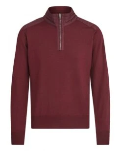 Belstaff Mens Kilmington Jumper Redwood