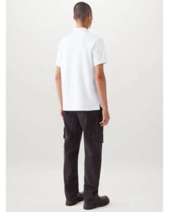 Belstaff Mens Patch Polo Shirt White -Boss Shop belstaff mens patch polo shirt white p44762 283046 zoom