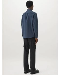 Belstaff Mens Scale Linen Shirt Dark Ink -Boss Shop belstaff mens scale linen shirt dark ink p44788 283298 zoom