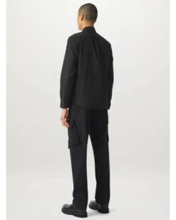 Belstaff Mens Scale Pitch Shirt Black -Boss Shop belstaff mens scale pitch shirt black p44785 283274 zoom