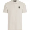 Belstaff Mens Tipped Patch Polo Shirt Moonbeam