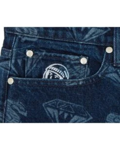 Billionaire Boys Club Mens Diamond And Dollar Print Jeans Indigo -Boss Shop billionaire boys club mens diamond and dollar print jeans indigo p43180 268496 zoom