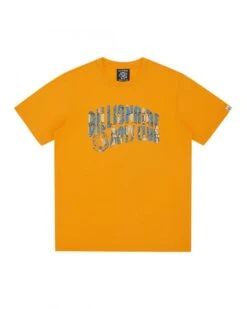 Billionaire Boys Club Mens Gator Camo Arch Logo T Shirt Orange