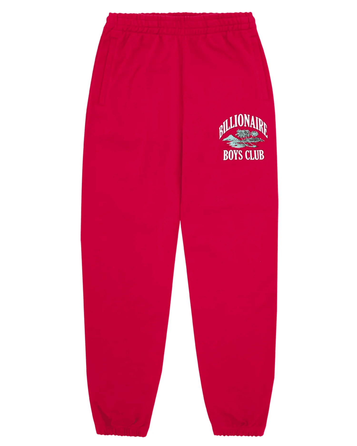 Billionaire Boys Club Mens Paradise Sweatpants, Red Joggers 3 Billionaire Boys Club Mens Paradise Sweatpants, Red Joggers