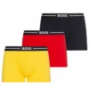BOSS Mens 3 Pack Power Boxers Yellow/Red/Navy -Boss Shop boss mens 3 pack power boxers yellow red navy p42830 269342 image