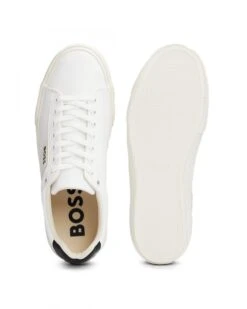 Boss Shop -Boss Shop boss mens aiden contrast band trainer open white p44439 279862 zoom