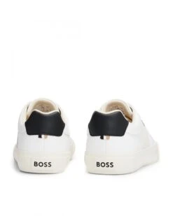 BOSS Mens Aiden Contrast Band Trainer Open White -Boss Shop boss mens aiden contrast band trainer open white p44439 279867 zoom