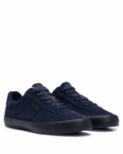 BOSS Mens Aiden Suede Trainer Navy