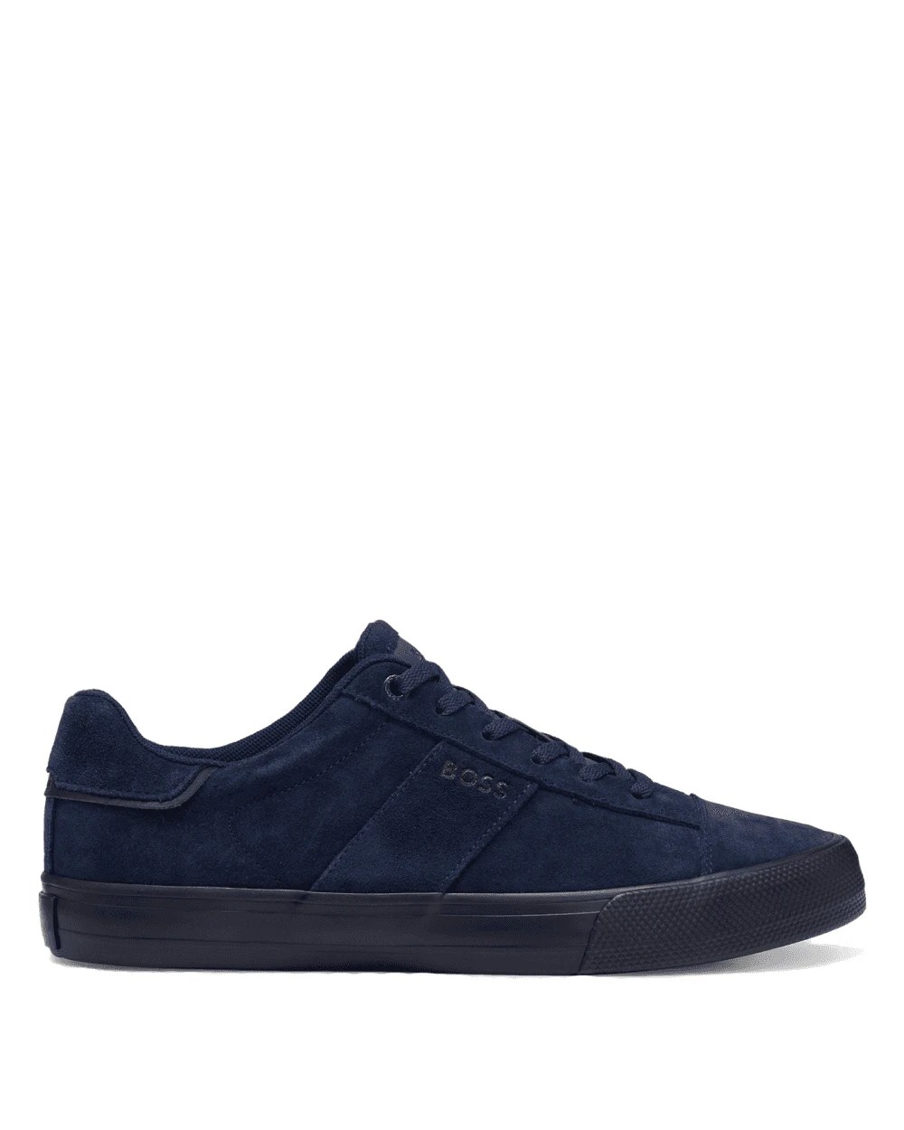 BOSS Mens Aiden Suede Trainer Navy 4 BOSS Mens Aiden Suede Trainer Navy - Image 2