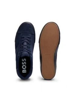 BOSS Mens Aiden Suede Trainer Navy 9 BOSS Mens Aiden Suede Trainer Navy -Boss Shop boss mens aiden suede trainer navy p43478 270824 image