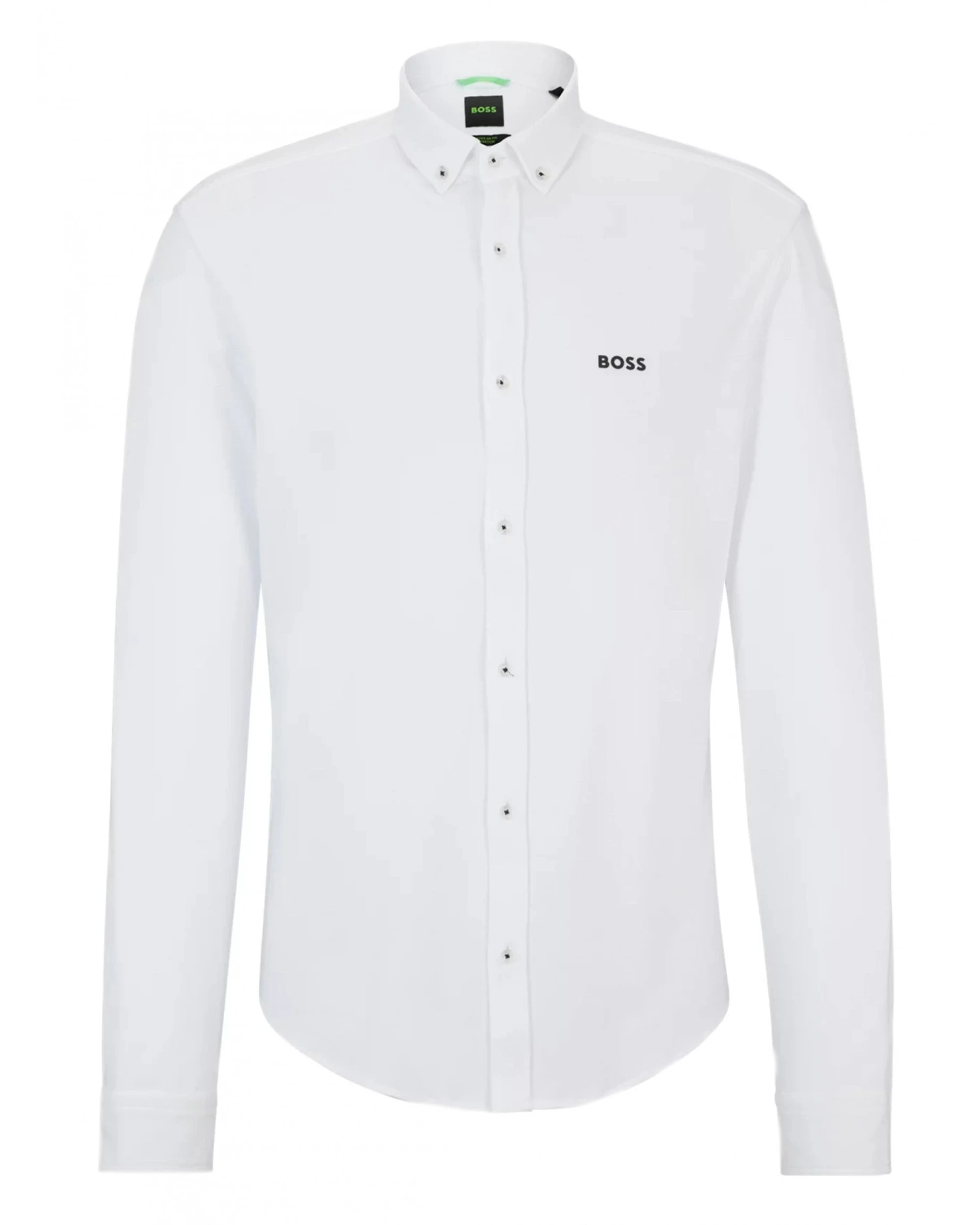 BOSS Mens B Motion Shirt White 3 BOSS Mens B Motion Shirt White