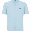 BOSS Mens Biadia Shirt Pastel Blue 2 BOSS Mens Biadia Shirt Pastel Blue -Boss Shop boss mens biadia shirt pastel blue p42913 268904 image