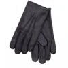 BOSS Mens Black Griffin Leather Gloves -Boss Shop boss mens black griffin leather gloves p42533 246371 image