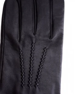BOSS Mens Black Griffin Leather Gloves 5 BOSS Mens Black Griffin Leather Gloves -Boss Shop boss mens black griffin leather gloves p42533 246372 image