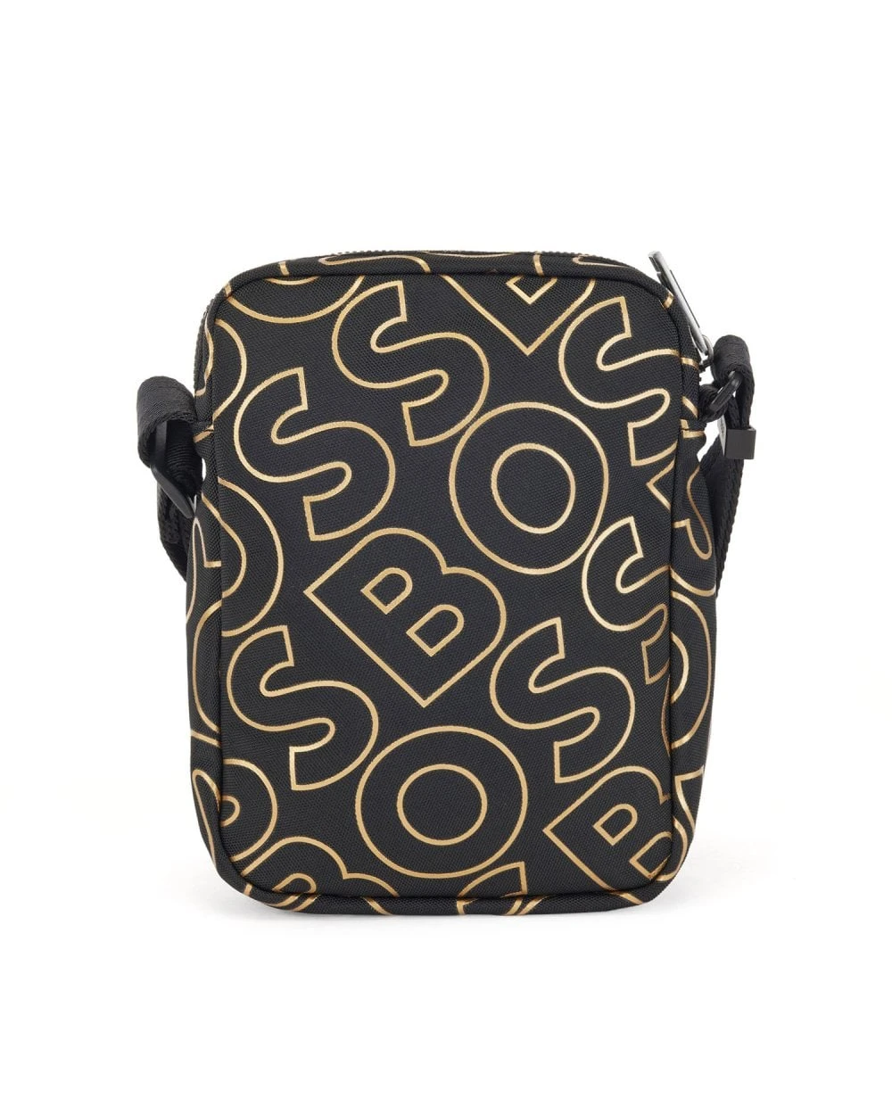 BOSS Mens Catch Black Logo Print Reporter Bag 3 BOSS Mens Catch Black Logo Print Reporter Bag