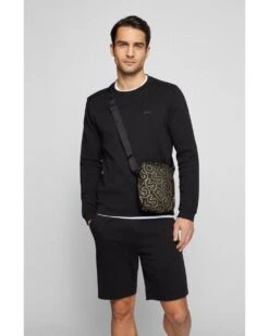 BOSS Mens Catch Black Logo Print Reporter Bag 12 BOSS Mens Catch Black Logo Print Reporter Bag -Boss Shop boss mens catch black logo print reporter bag p41432 239959 image