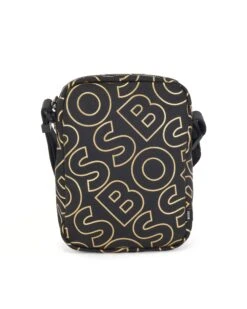 BOSS Mens Catch Black Logo Print Reporter Bag 15 BOSS Mens Catch Black Logo Print Reporter Bag -Boss Shop boss mens catch black logo print reporter bag p41432 239962 zoom