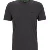 BOSS Mens Curved Logo T Shirt Dark Grey 2 BOSS Mens Curved Logo T Shirt Dark Grey -Boss Shop boss mens curved logo t shirt dark grey p43792 276260 zoom