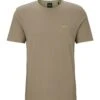 BOSS Mens Curved Logo T Shirt Light Pastel Green -Boss Shop boss mens curved logo t shirt light pastel green p43793 276266 zoom