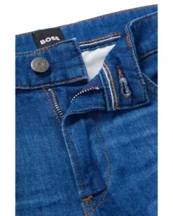 BOSS Mens Delaware Slim Fit Super Soft Jeans, Blue Italian Denim -Boss Shop boss mens delaware slim fit super soft jeans blue italian denim p42885 265357 image