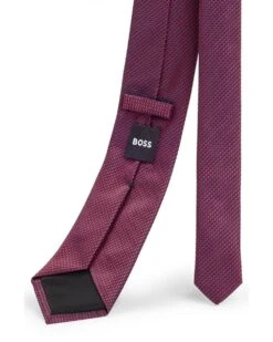 BOSS Mens Diagonal Weave Tie Bright Red -Boss Shop boss mens diagonal weave tie bright red p43780 276700 image