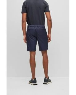 BOSS Mens Drax Slim Fit Shorts Dark Blue -Boss Shop boss mens drax slim fit shorts dark blue p42911 267791 image