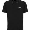 BOSS Mens Drop Needle Paddy Polo Shirt Black -Boss Shop boss mens drop needle paddy polo shirt black p43651 271314 zoom