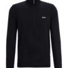 BOSS Mens Ever X Quarter Zip Jumper Dark Blue 1 BOSS Mens Ever X Quarter Zip Jumper Dark Blue -Boss Shop boss mens ever x quarter zip jumper dark blue p44463 279770 zoom