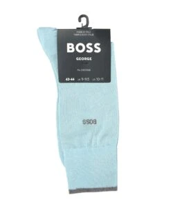 BOSS Mens George Light Pastel Blue Egyptian Cotton Socks