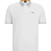 BOSS Mens Glitch Knit Polo Shirt White 1 BOSS Mens Glitch Knit Polo Shirt White -Boss Shop boss mens glitch knit polo shirt white p43839 278961 zoom