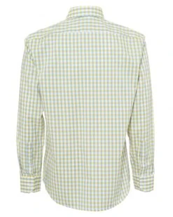 BOSS Mens Gordon Shirt, Large Gingham Soft Lemon Yellow Shirt -Boss Shop boss mens gordon shirt large gingham soft lemon yellow shirt p30271 117730 image