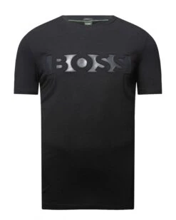 BOSS Mens Graphic T Shirt Black