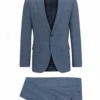 BOSS Mens H-Huge Micro Pattern Slim Fit Suit Medium Blue -Boss Shop boss mens h huge micro pattern slim fit suit medium blue p44529 280666 zoom
